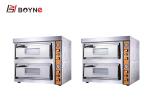 Industrial Electric Pizza Oven Countertop 2 Layer Ceramic Baseplate 120kg 8.4kw