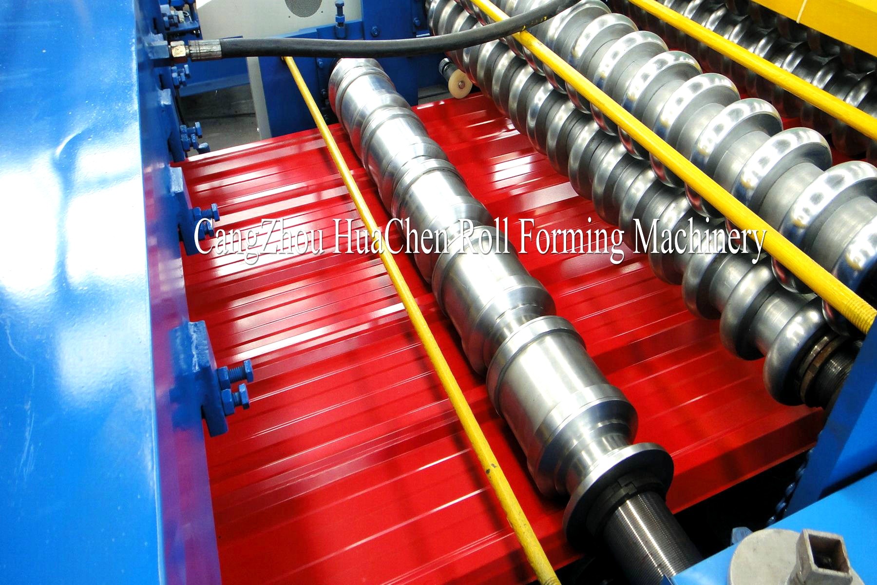 High speed double layer building used metal roofing roll forming machine