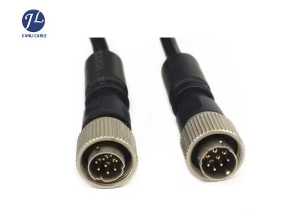 Customize 32Feet Male To Female 8 Pin Mini Din Cable For Car Monitoring Camera