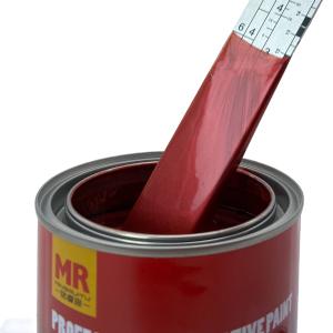 M161 1K Crystal Red Pearl Automotive Basecoat Luminous Scarlet Reflective Finish