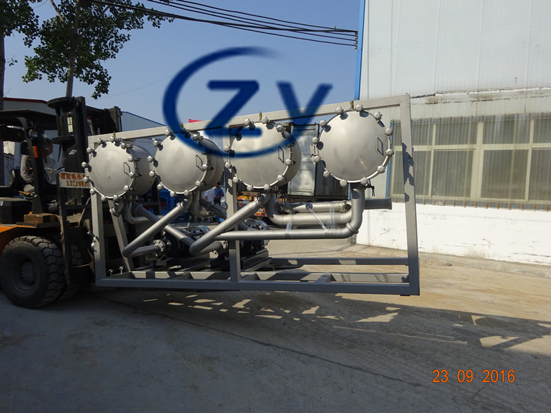 SS304 15t/H Refining Corn Starch Machine 22kw PLC Control