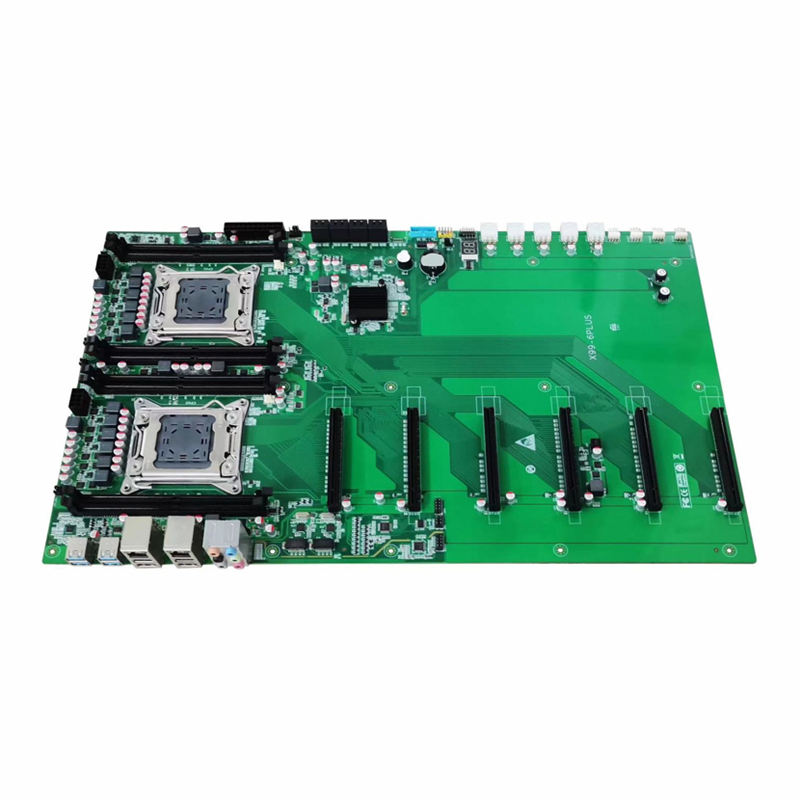 Customized high quality motherboard X99-6plus motherboard ddr4 8gb 6gpu mainboard graphics card 8*sata E5-2678v3