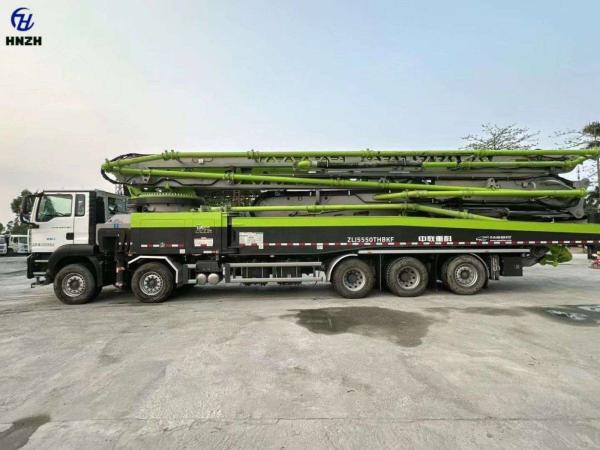 Used Zoomlion 70M Concrete Pump Truck ZLJ5550THBKF 70X-6RZ Second Hand