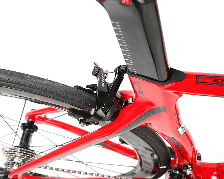 Groupset Carbon Fiber Road Bike With Carbon Wheels 4 Sealed Bearings
