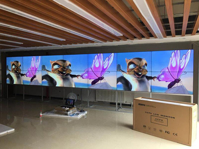 LED Blacklight 55 Inch Video Wall Display LCD Splicing Screen For Boardroom
