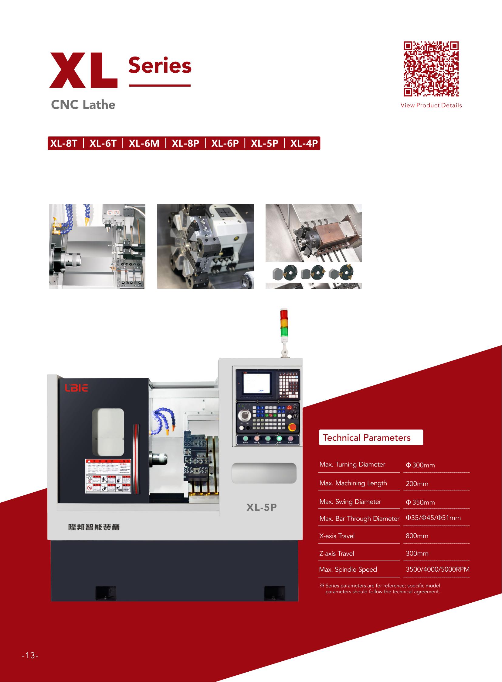Custom Medium Duty CNC Lathe Machine With 51mm Spindle Bore 4000rpm Spindle Speed