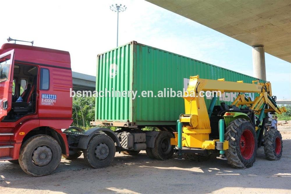 Customized telegraph pole erection machine digger for solar power project