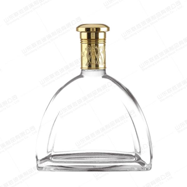Body Material Glass Liquor Bottle with Acceptable Customer's Logo on Recycled