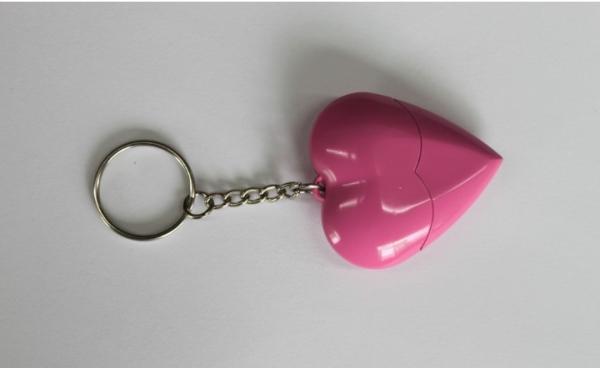 2GB to32GB Plastic Memory Stick Drive,Heart-shaped Key Chian USB Flash Drive