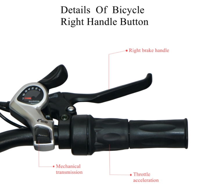 Adult Electric City Bike 30 - 50Km/h 48V 500W Motor 17Ah Lithium Battery Ebike