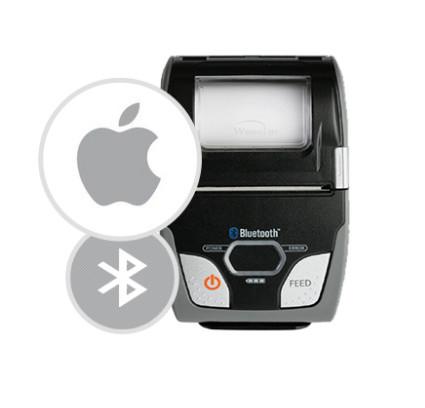 Semi Rugged Mobile Thermal Label Printer Direct Thermal Line Printing Balck Mark