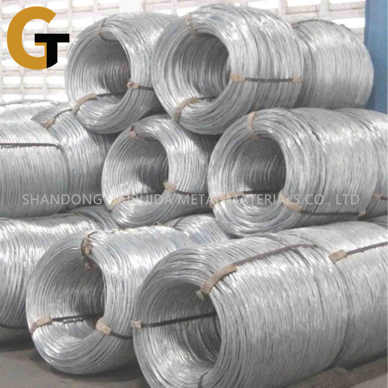 Bright Galvanized Alloy Steel Wire Rod Aluminum Wire With 200-800MPa Yield Strength Round Shape