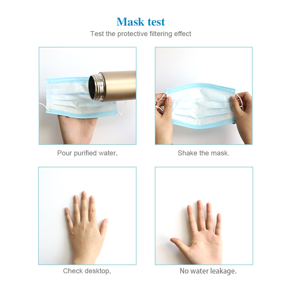 Wholesale Manufacturer Disposable Non Woven 3 Ply Face Mask 3 Layer face mask disposable