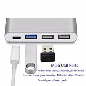 USB 3.1 Interface 4-In-1 Type C Hub Multiple Adapter For Speed Data Transfer