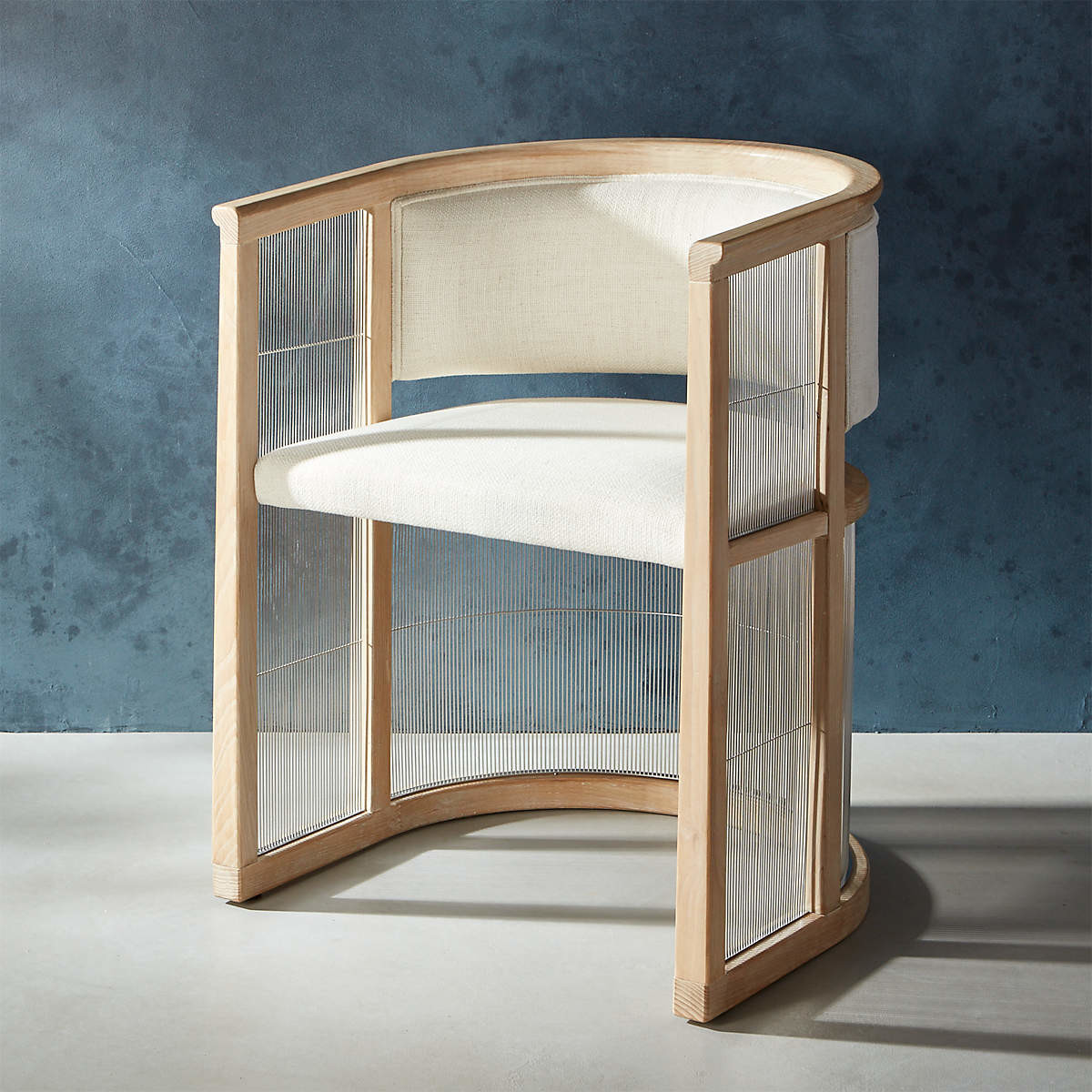 Outdoor Leisure Solid Teak Wood Side Chair Furniture Modern Style Hotel Patio