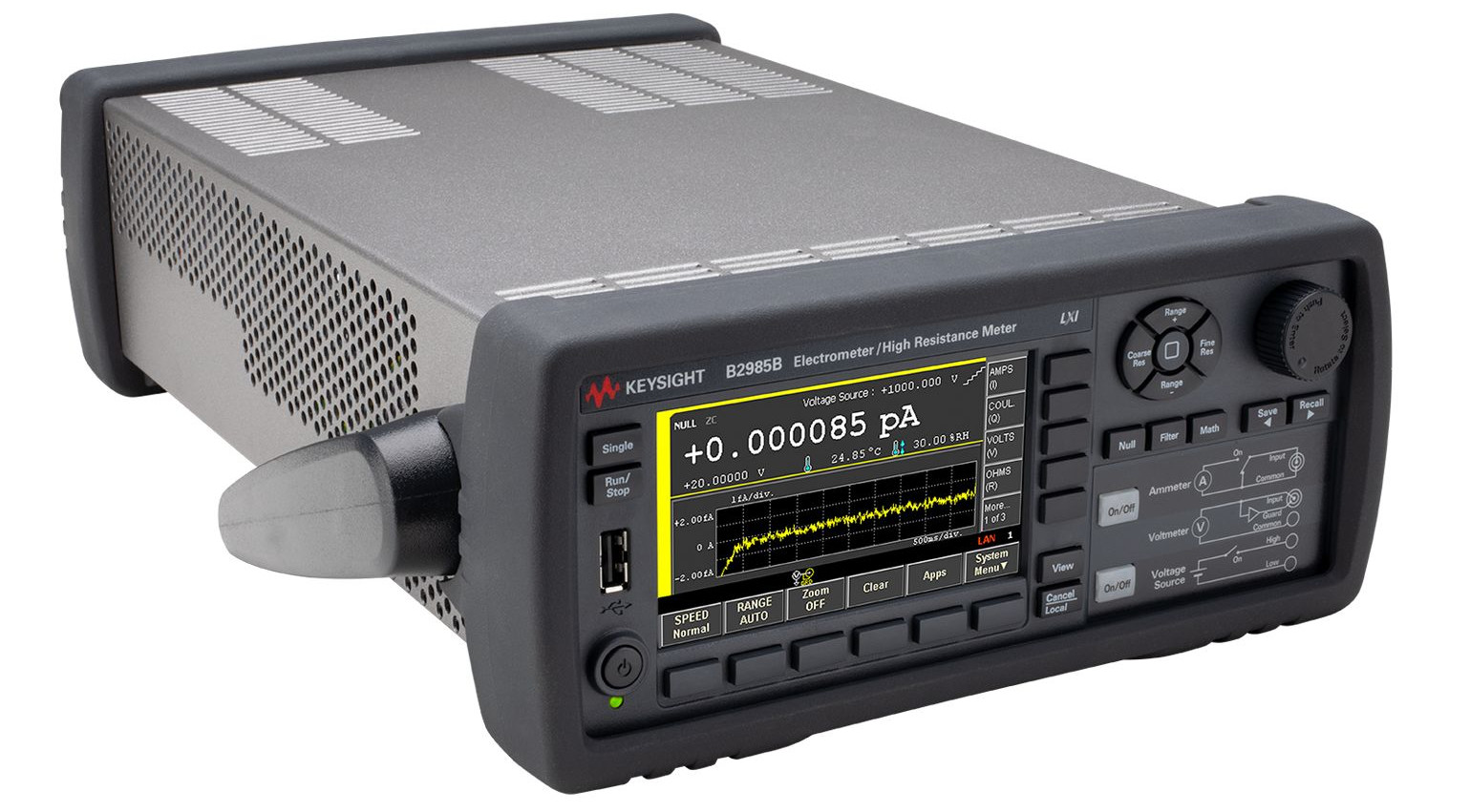 Keysight Agilent B2985B Electrometer High Resistance Meter, 0.01fA