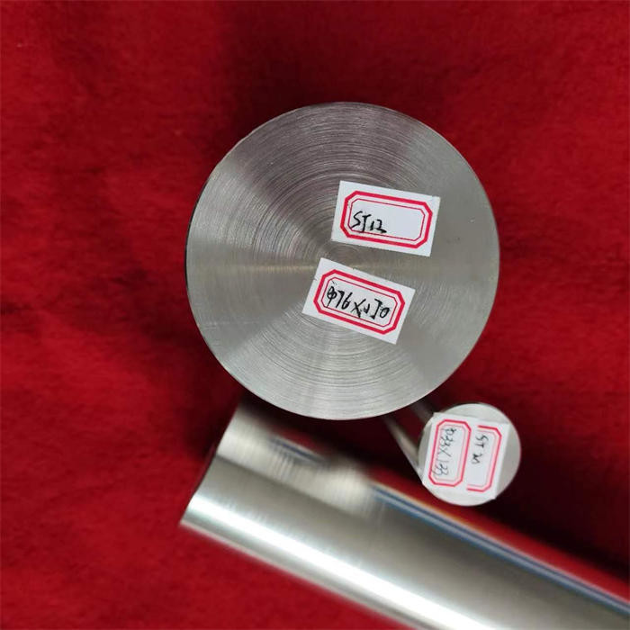 Stellite 12 Cobalt Based Alloys Round Steel Workpieces High Strength