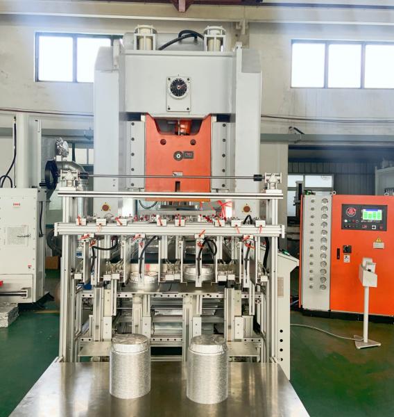 380V Disposable Foil Paper Container Making Machine Aluminium Foil Paper Making