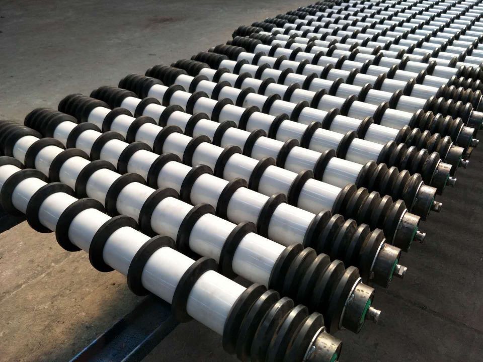 60 Dia Conveyor Steel Roller 400 - 2400mm Belt Width