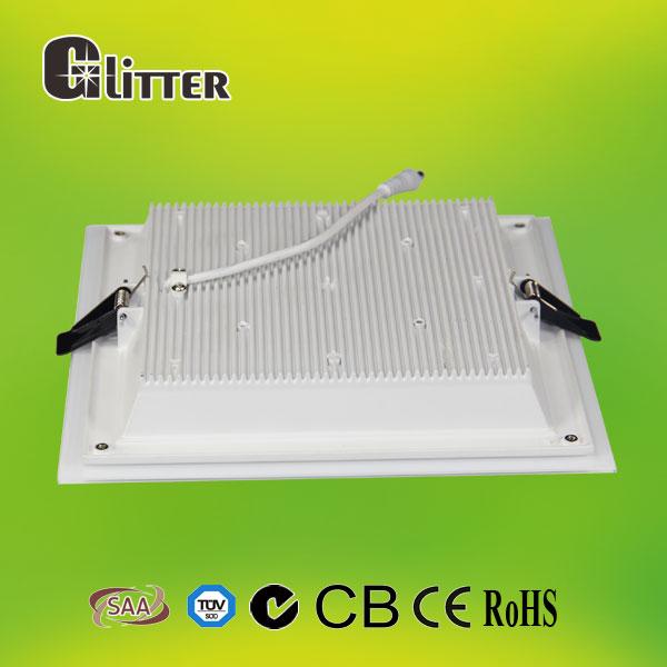 Italian design square SMD 3014 7w 100*100mm glass downlight with CE, CB, GS, SAA