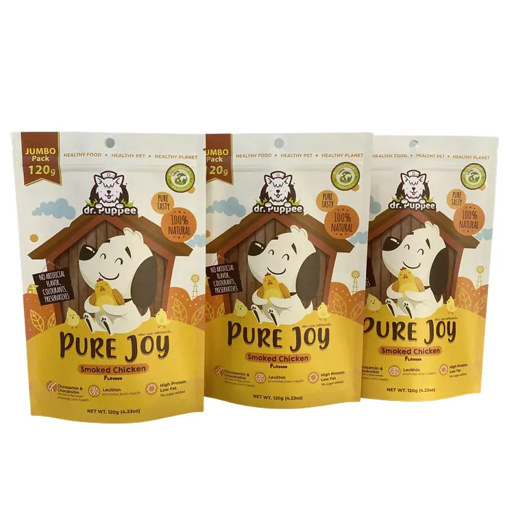 Oem Smell Proof Resealable Doypack Matte Printing Food Packaging Plastic Zipper Bag Custom Printed Mylar Stand Up Pouch
