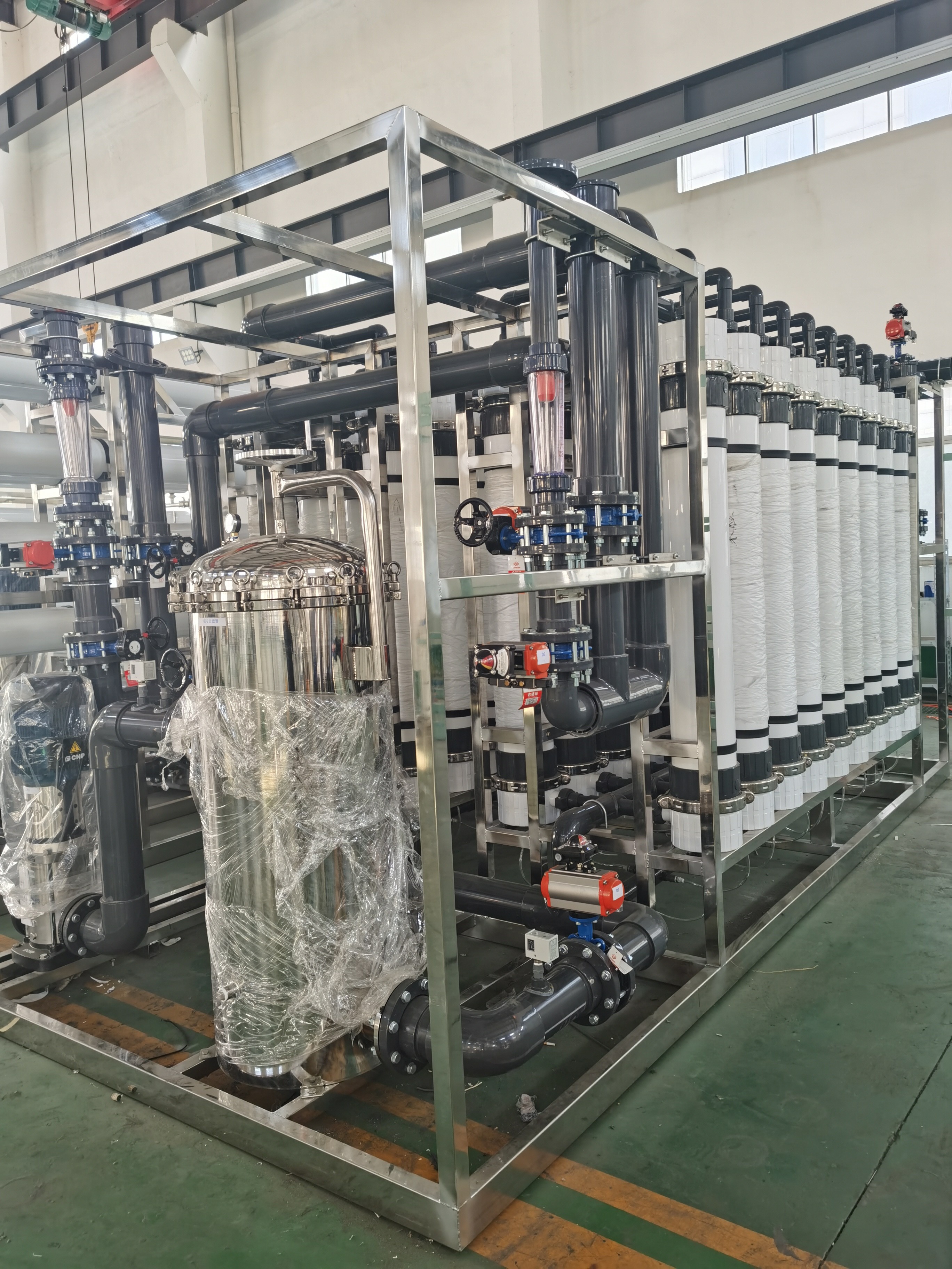 0.05um PVDF UF System Equipment UPVC Pvdf Uf Membrane For Water Purification