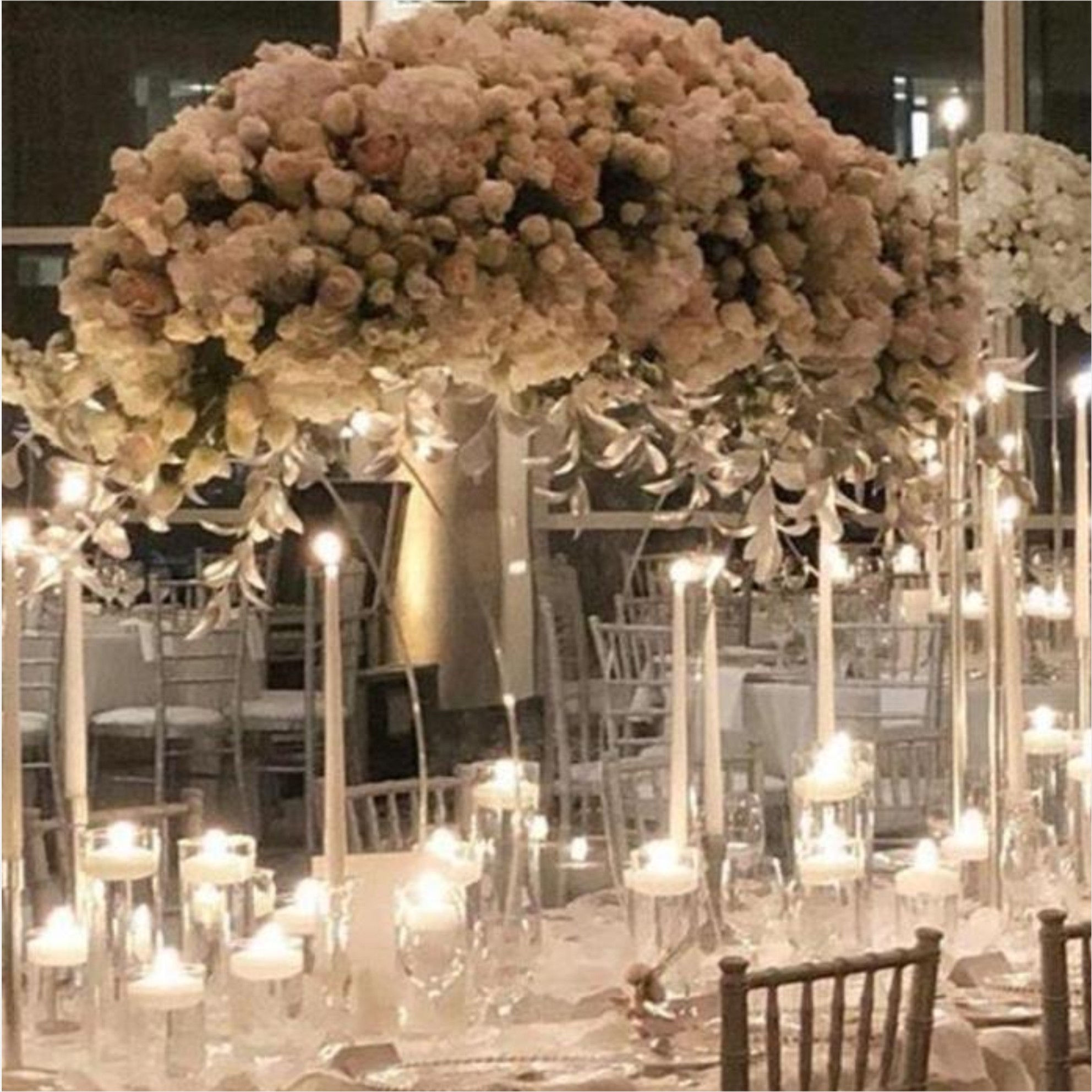 140CM Black Iron Stand For Flower Decoration Metal Wedding Table Centerpieces Arranging