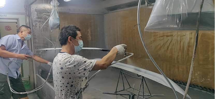 5 Axis Automatic Spray Painting Machine Reciprocating 208V PLC control