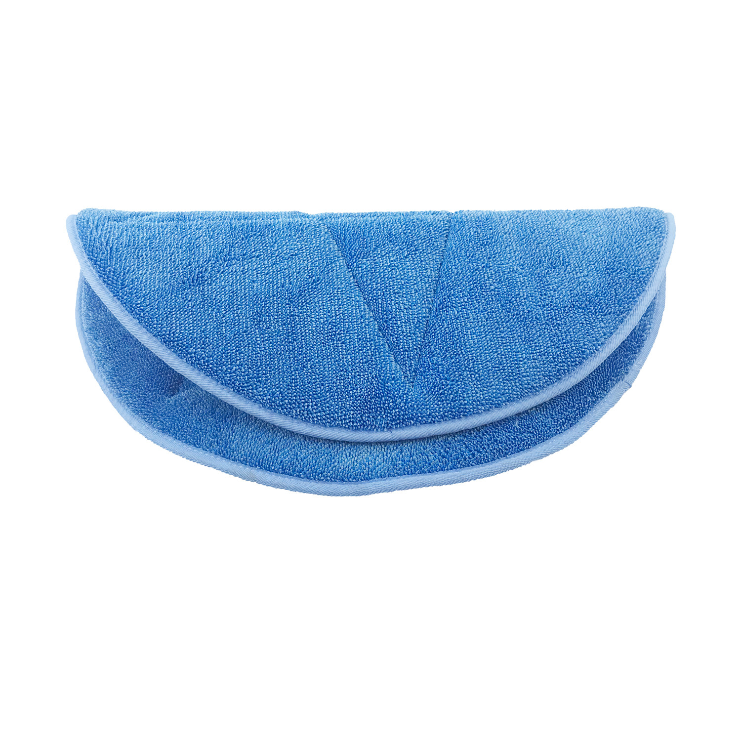 48cm Diameter Blue Microfiber Wet Mop PadsTwist Yarn Round Shape