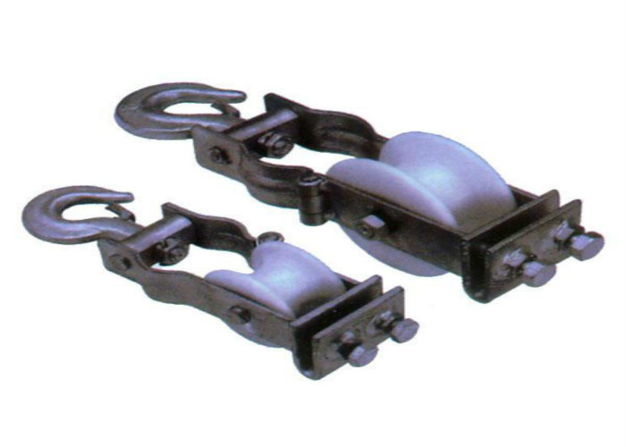  Transmission Line Stringing Tools Single Sheave Nylon Stringing Pulley Block Manufactures