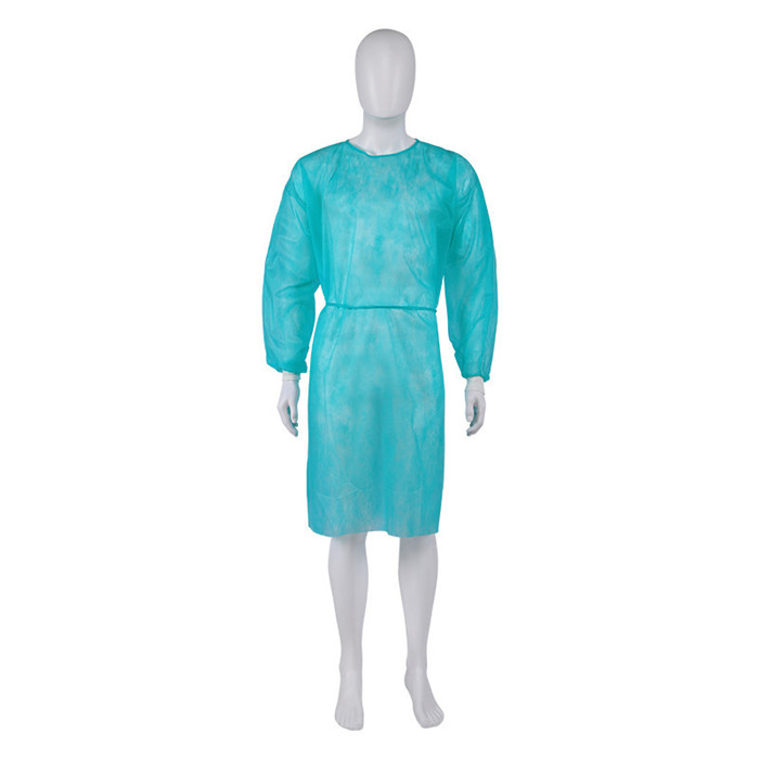 China factory wholesale pp disposable waterproof isolation gown PP Isolation Gown
