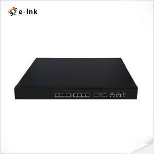 SFP+ Gigabit Poe Network Switch BCM Chip 200Gbps Backplane Bandwidth
