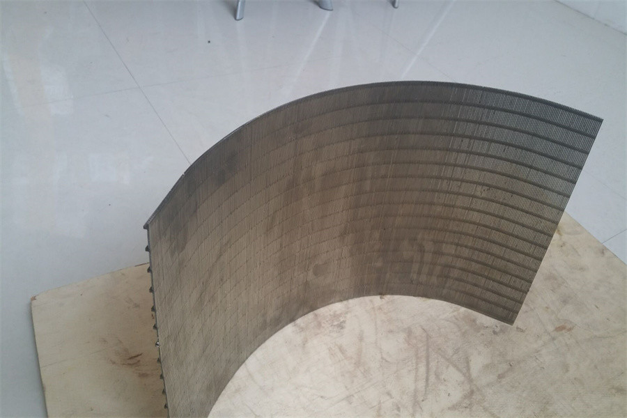 SS 304 304L Sieve Filter Screen Juice Processing Static Wedge Wire Screen