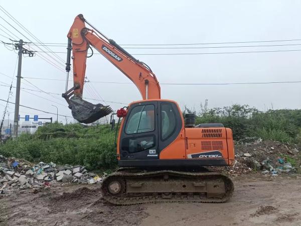 Strong Power 13 Ton Used Doosan Excavator DX130 Hydraulic Crawler Digger For