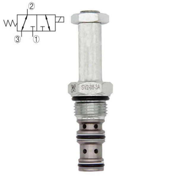Hydraulic Cartridge Valve 3 Way 2 Position Cavity 08-3 12 Gallon Per Minute