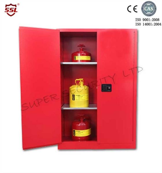 Heavy Duty Steel Chemical Flammable Liquid Hazardous Storage Cupboards /