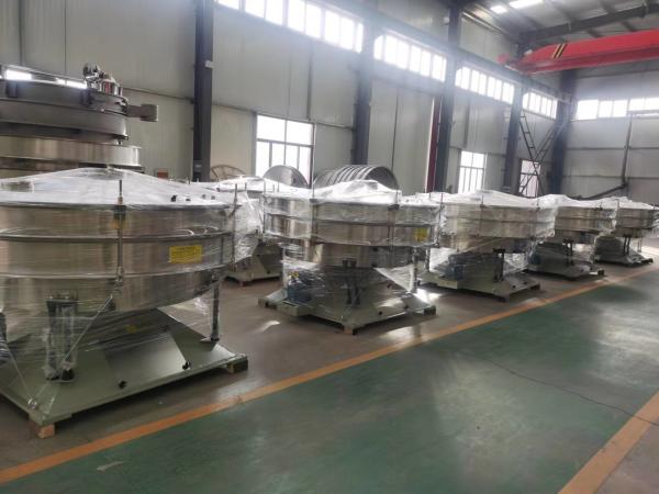 Stainless Steel Cassava Starch Sieving Rotary Vibrating Screen Automatic Sifter