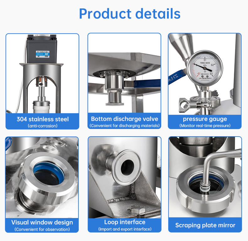 Double-layer Stainless Steel Chemical Reaction Vessel For Laboratory High-pressure Containers For High-pressure Experiments
