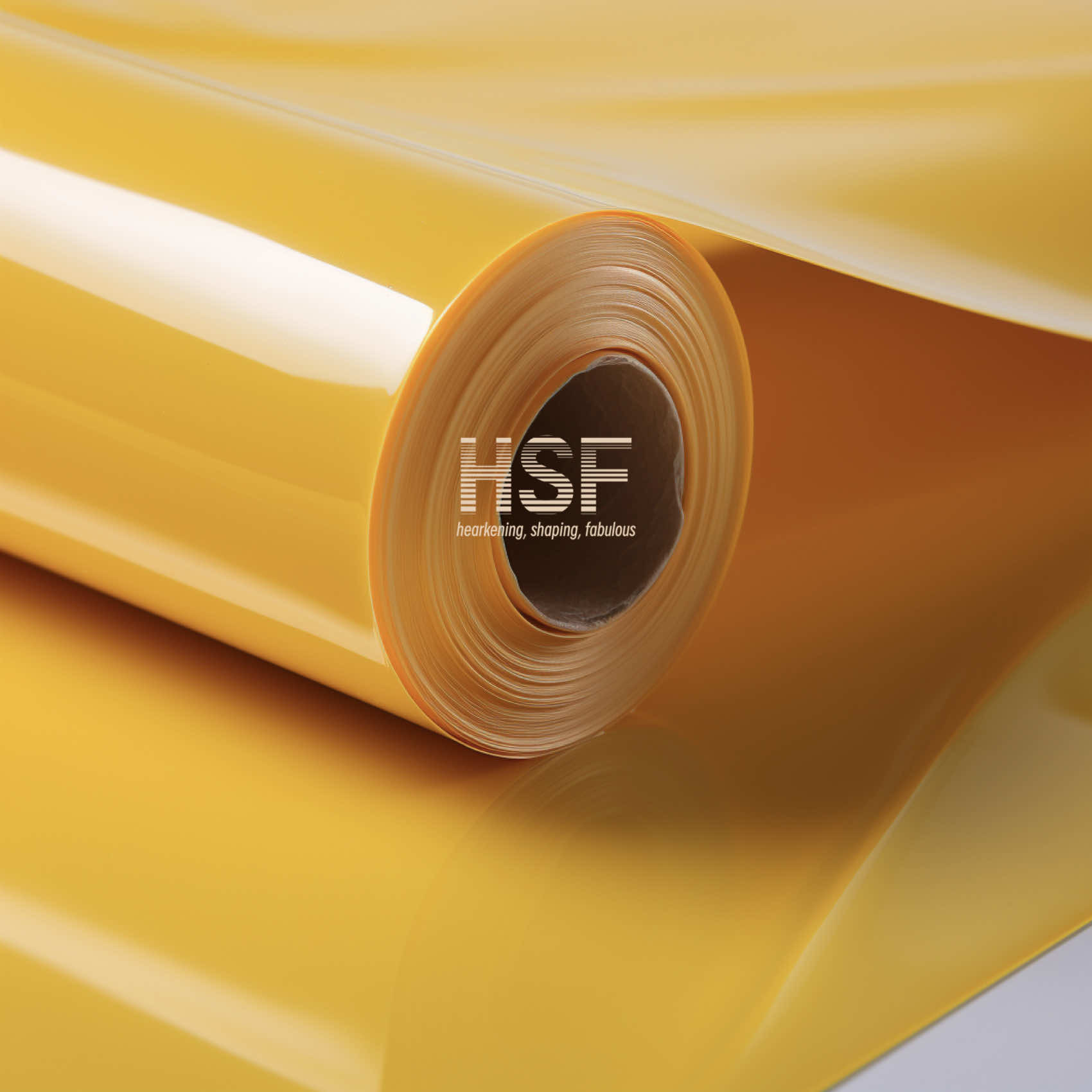 40uM Yellow Cast Polypropylene Silicone Coated Polyester Film Roll