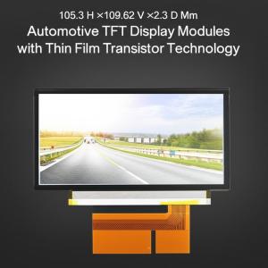 China 105.3 H ×109.62 V ×2.3 D Mm Automotive TFT Display Modules with Thin Film Transistor Technology on sale China 105.3 H ×109.62 V ×2.3 D Mm Automotive TFT Display Modules with Thin Film Transistor Technology on sale