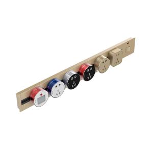 ODM Movable Track Socket System Powered Grommets 0.8m 1.0m 1.2m