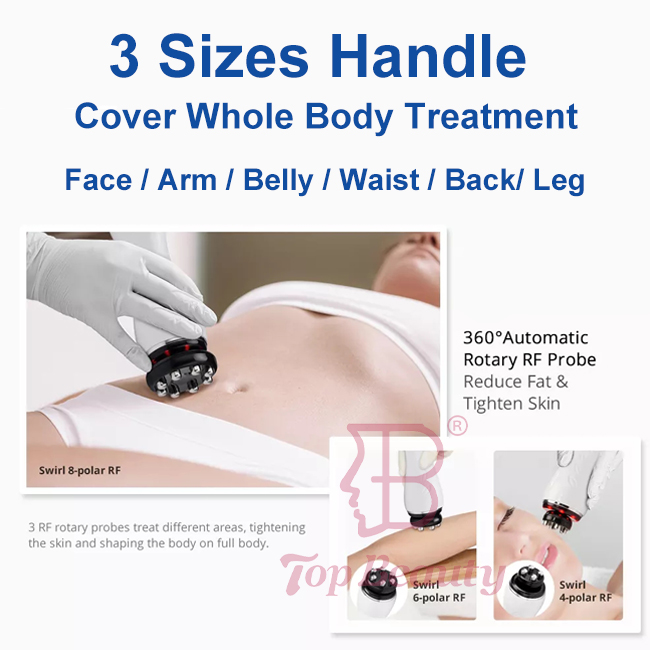 2 In 1 Cellulite Removal / Vacuum RF Cavitation Roller Fat Reduction Weight Loss Slimming Beauty Machine