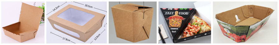 Kraft Paper Erecting Lunch Box Forming Machine Automatic