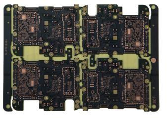 20layers HDI third-order, half-hole + metal edging + gold finger pcb rapid