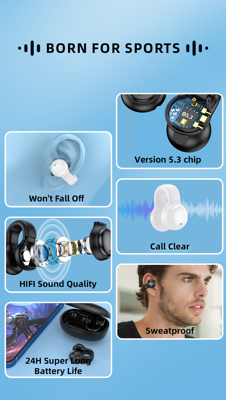 Waterproof Electric Audio Series Mini TWS Earbuds And Charging Case