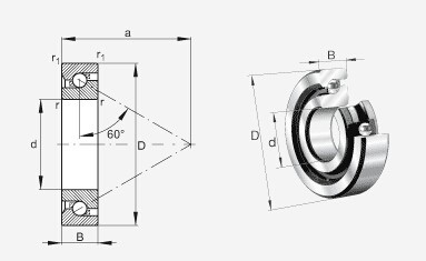760313TN1 P4 Angular Contact Ball Bearing (65x140x33mm) Machine Tool Bearing Open Type Ball screw support bearing