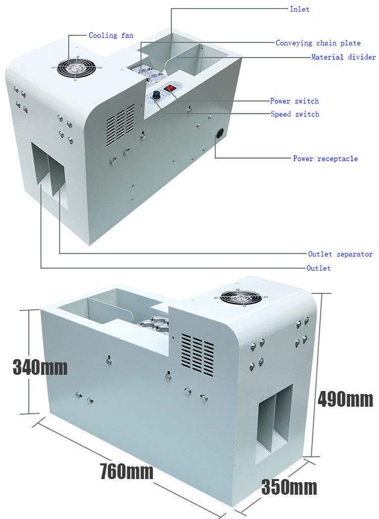 Chestnut Cutter Commercial Food Machine Strong Sturdy Current Resistant 220V