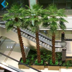 Artificial Decorative Palm Trees Herringbone Type Eco - Friendly Easy Moving