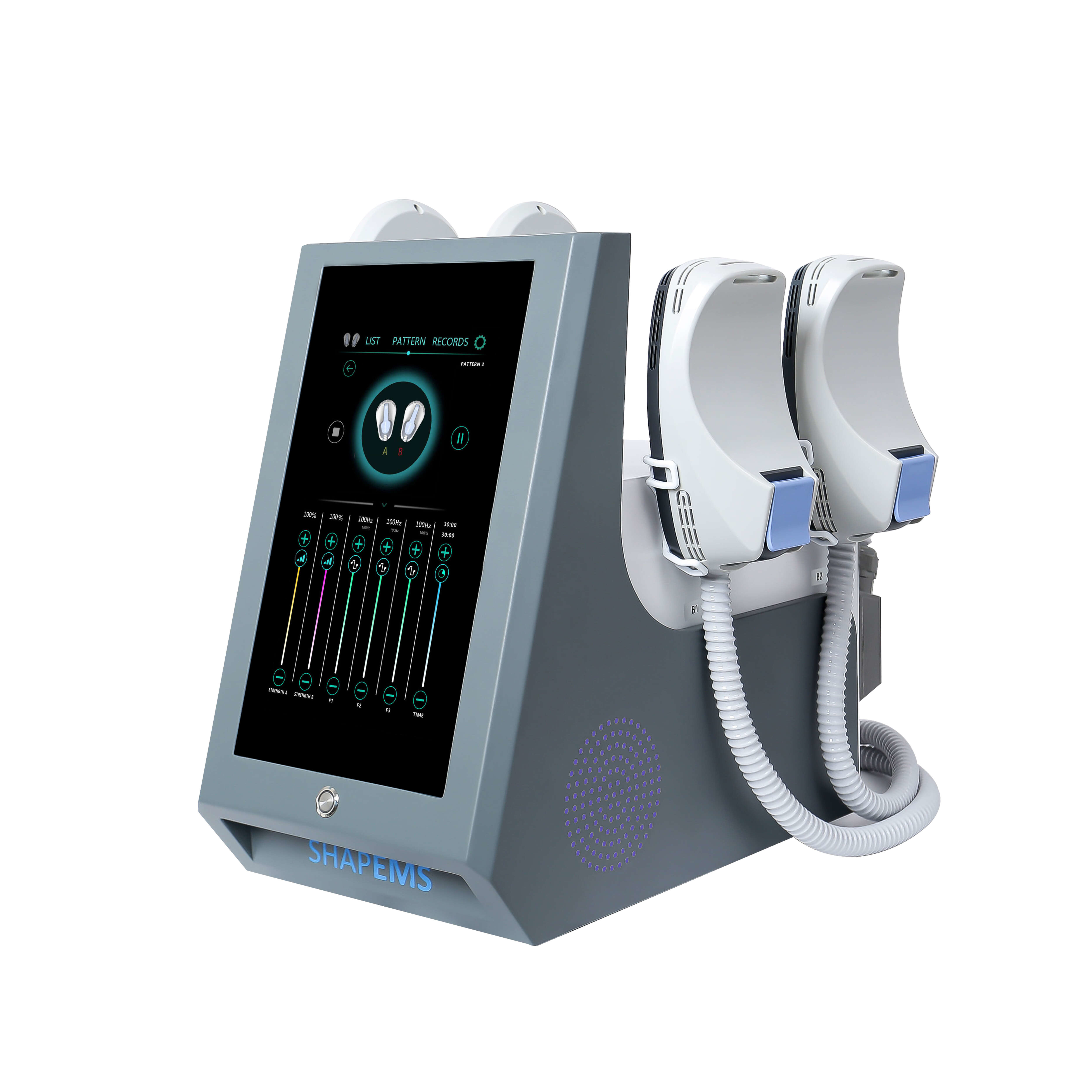 100-240VAC RF EMS Beauty Instrument 620nm 415nm 530nm For Face Slimming