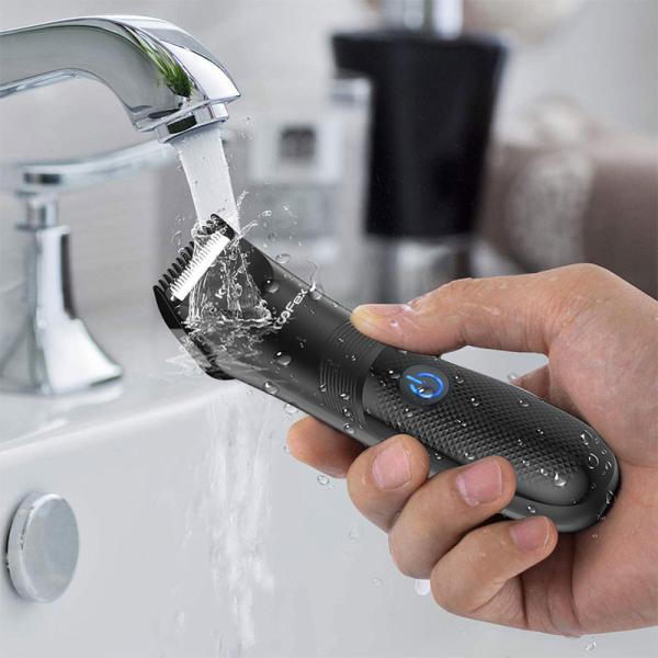 Men Electric Body Trimmer And Shaver eplaceable Ceramic Blade IPX7 Waterproof